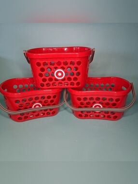 Target Mini Shopping Basket- Spritz Set of 3 NWT